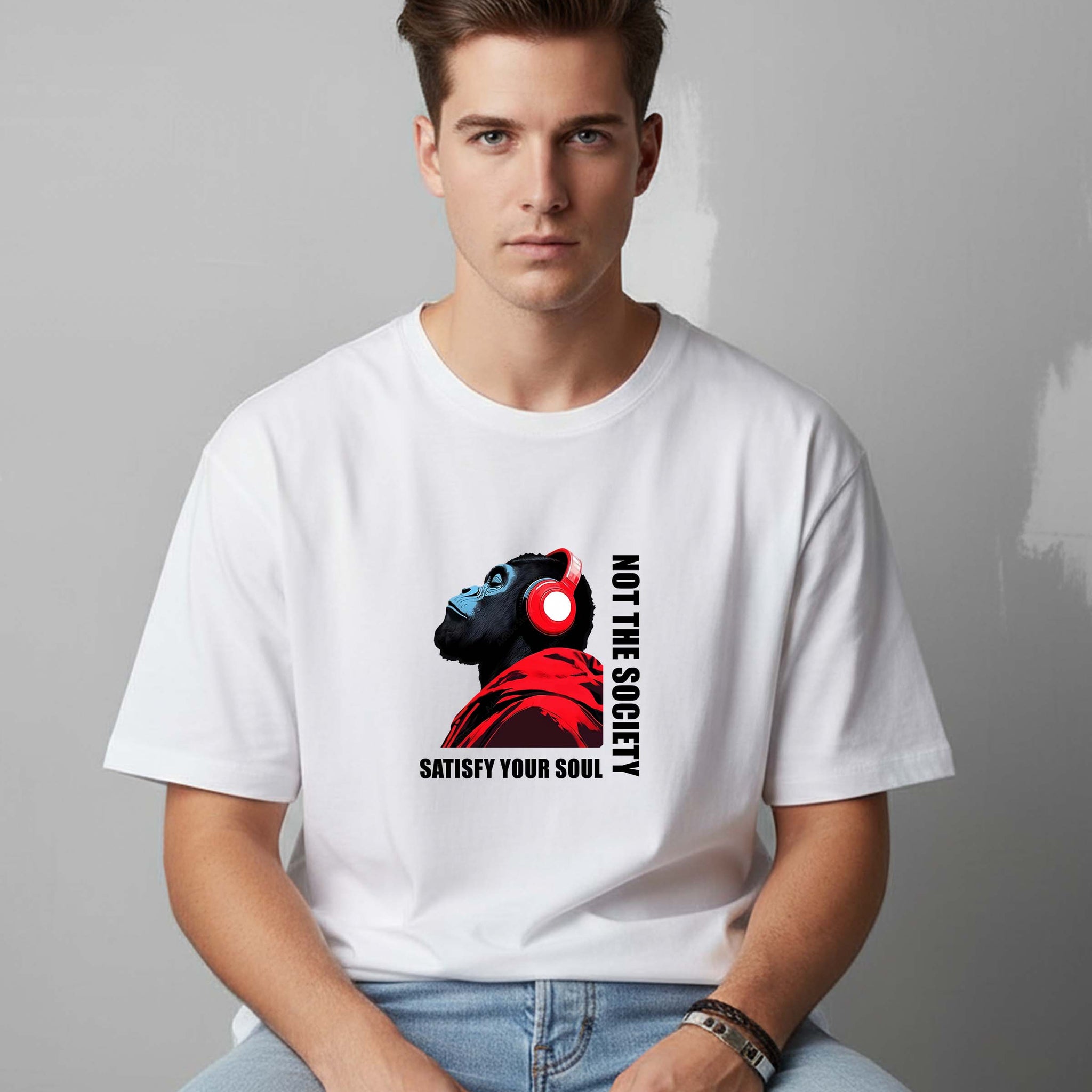 Unisex Satisfy Your Soul T-Shirt | Oversize Fit