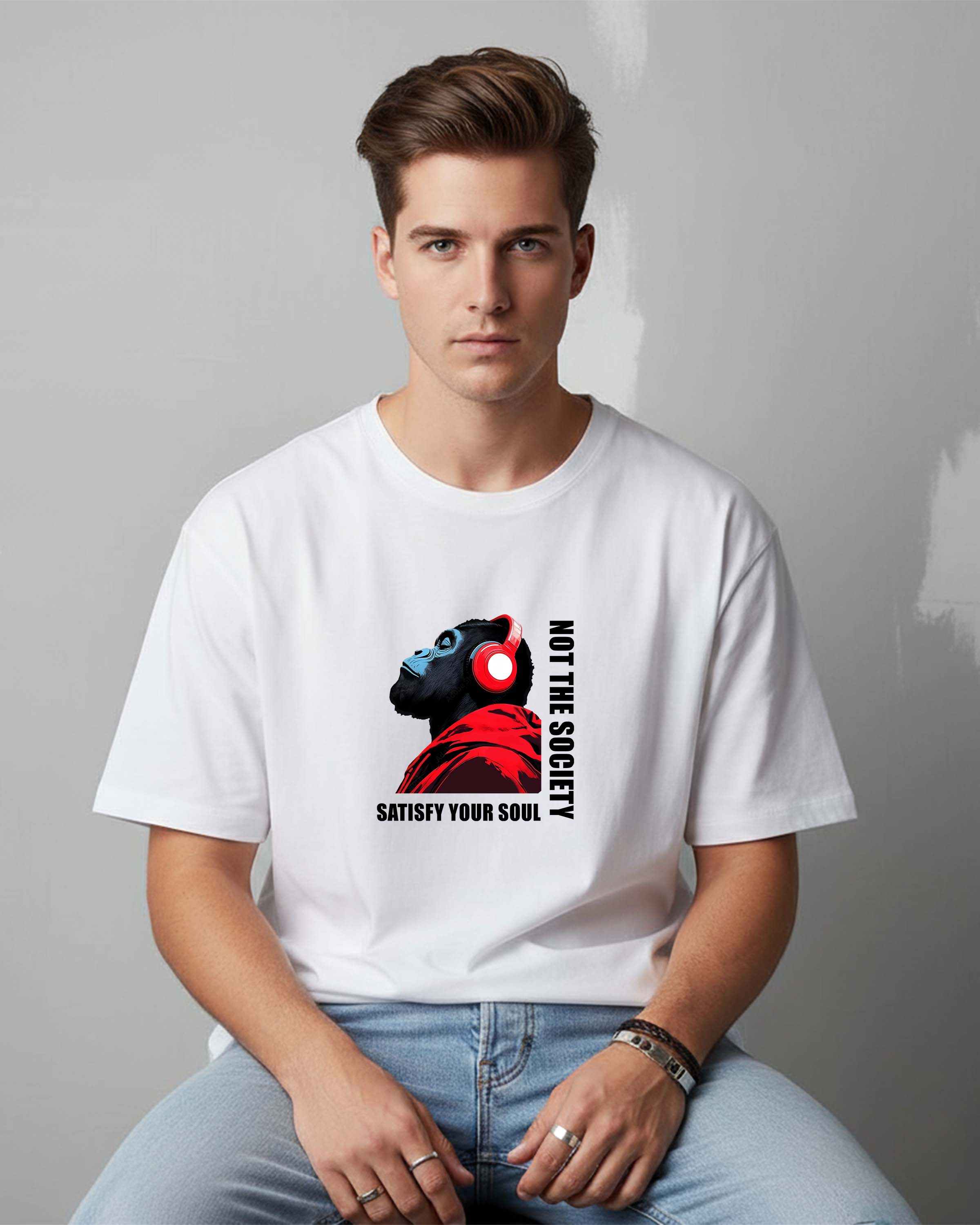 Unisex Satisfy Your Soul T-Shirt | Oversize Fit