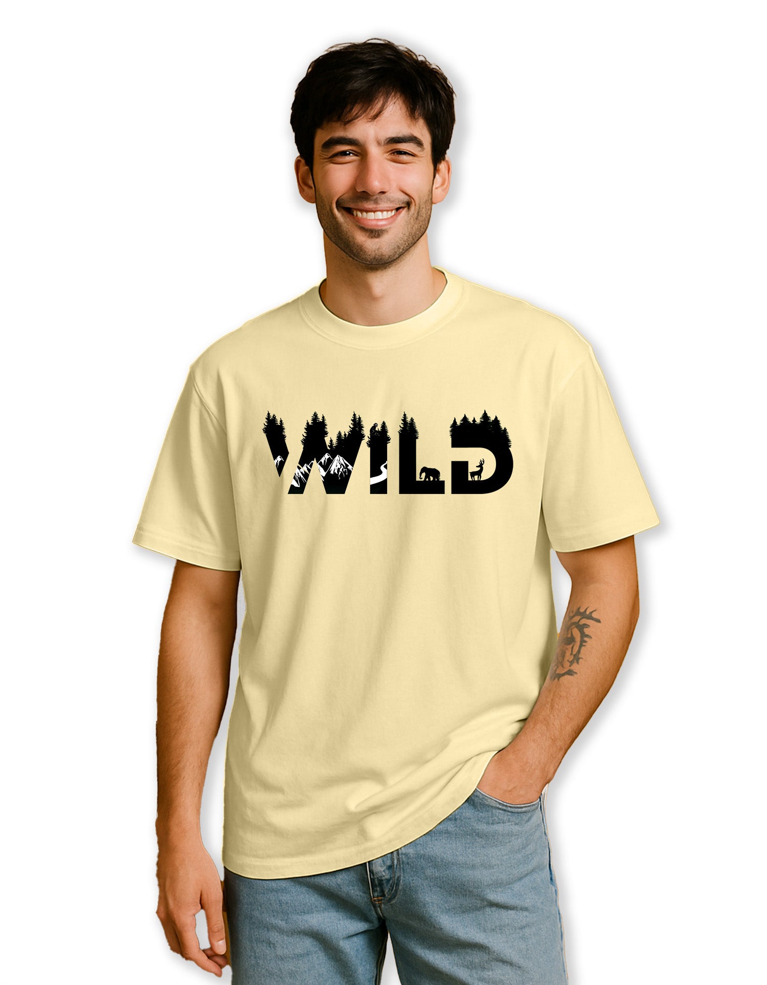 Dumkee Wild Unisex T-Shirt | Oversize Fit