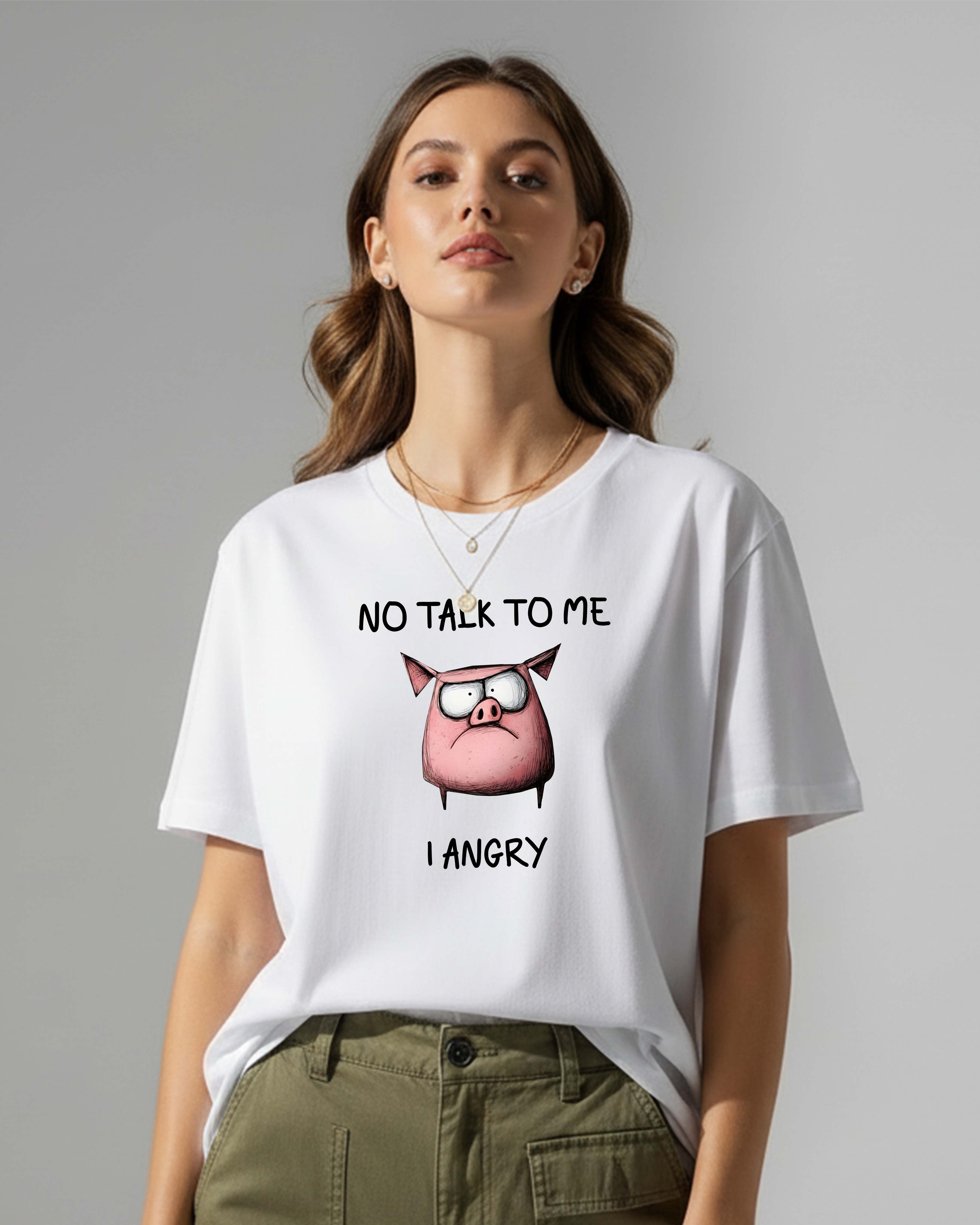 Unisex I Angry Premium T-Shirt | Oversize Fit